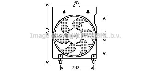 AVA QUALITY COOLING Ventilaator,mootorijahutus CN7524